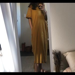 Zara mustard yellow dress ( with pockets !)